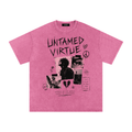 Casual,Street,Cotton,Summer,Loose,Washed